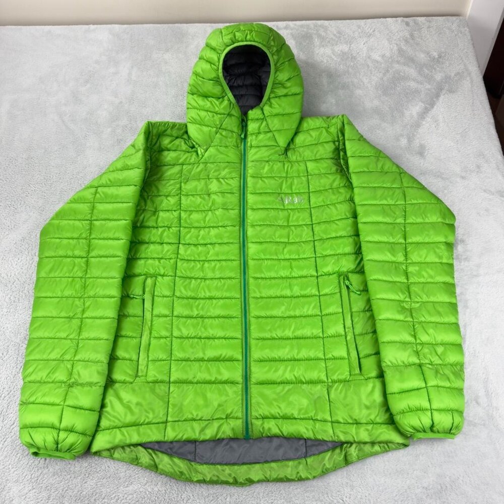 Rab Men's Size Medium Nimbus Insulated Puffer Jacket Wasabi Green